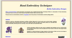 Desktop Screenshot of berlinembroiderydesigns.com